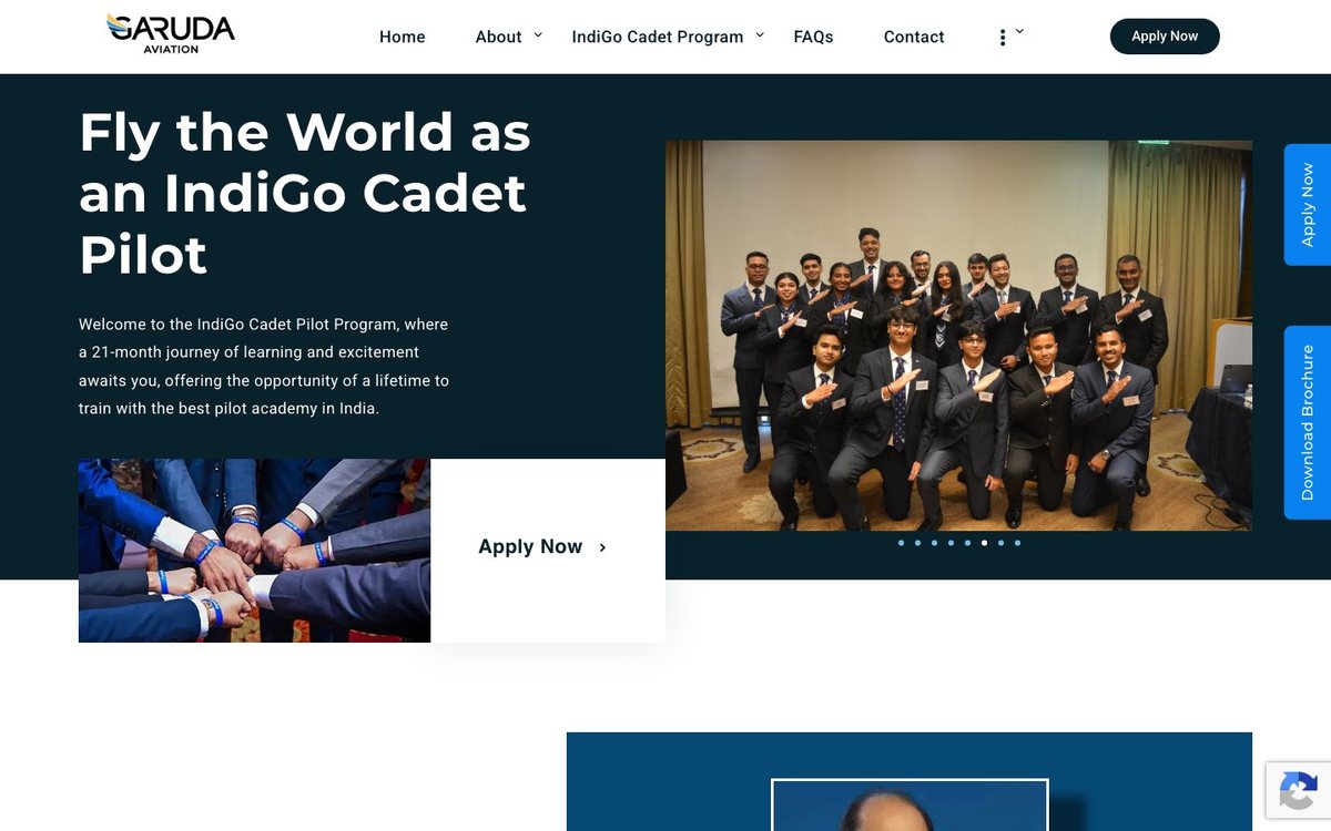 The Garuda Aviation website